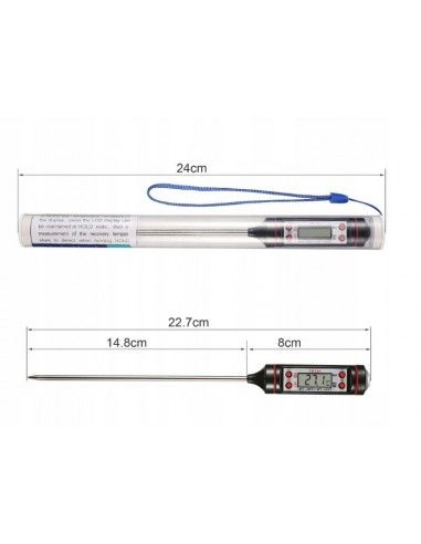 TERMOMETR kuchenny LCD -50o / + 300oC
