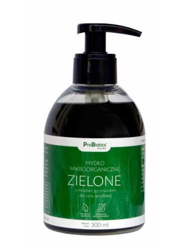Mydło zielone z młodym jęczmieniem- 300 ml
