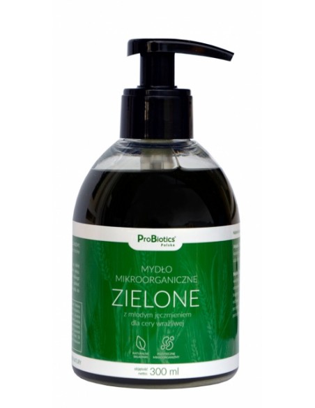 Mydło zielone z młodym jęczmieniem- 300 ml
