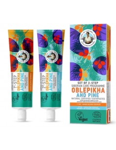 Zestaw 2 past do zębów rokitnik ałtajski 2x60 g