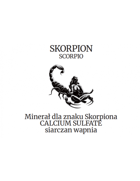 Znak SKORPION  Siarczan wapnia 100 g