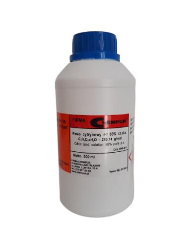 aktywator MMS kwas cytrynowy 50%