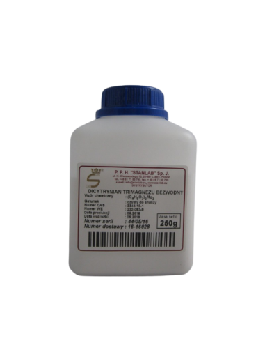 DICYTRYNIAN TRIMAGNEZU BEZWODNY CZDA (Cytrynian magnezu)  Stanlab