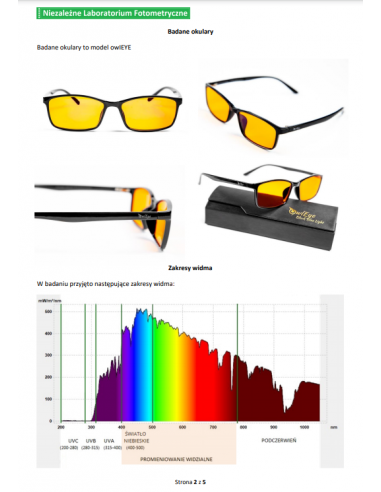 OWLEYE okulary– Modele: ŚWIT III & ZMIERZC