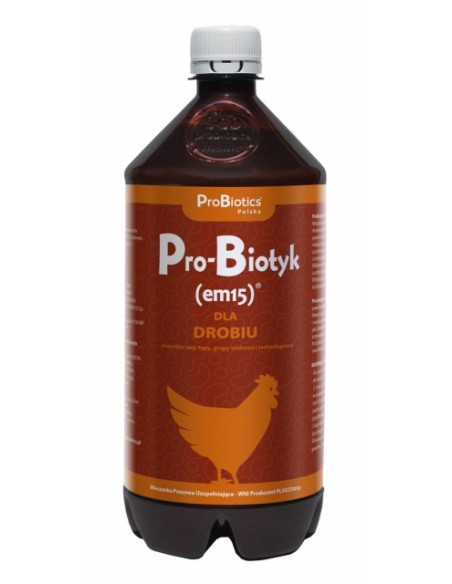 Pro-Biotyk (Em15)  dla drobiu 1L Probiotics