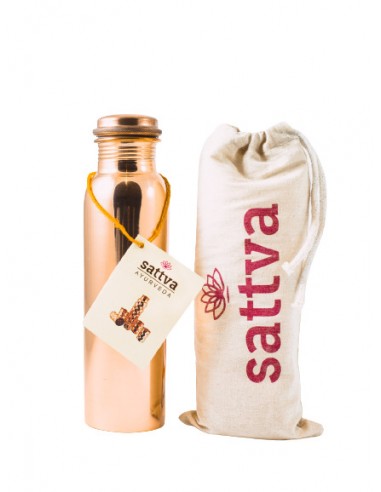 Butelka miedziana 650 ml gładka