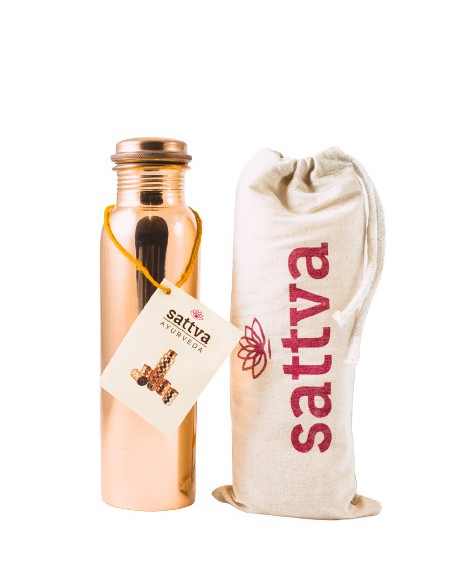 Butelka miedziana 650 ml gładka