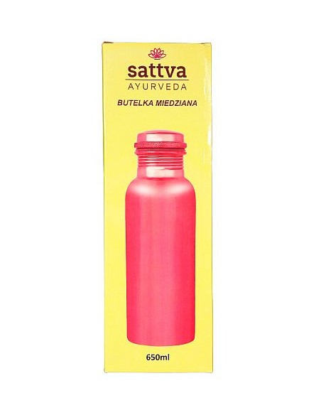 Butelka miedziana 650 ml gładka