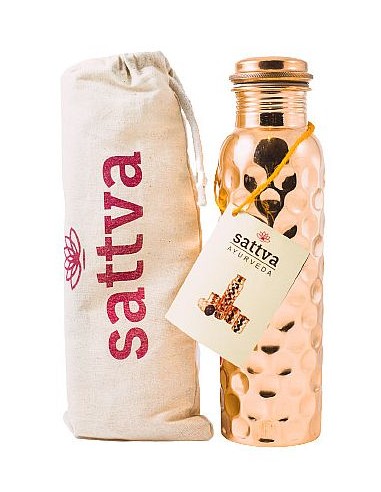 Butelka miedziana 950 ml młotkowana Sattva