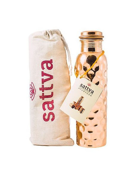 Butelka miedziana 950 ml młotkowana Sattva