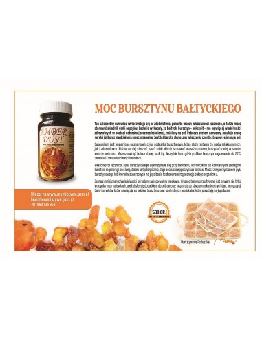 AMBER DUST pył bursztynowy 20 g