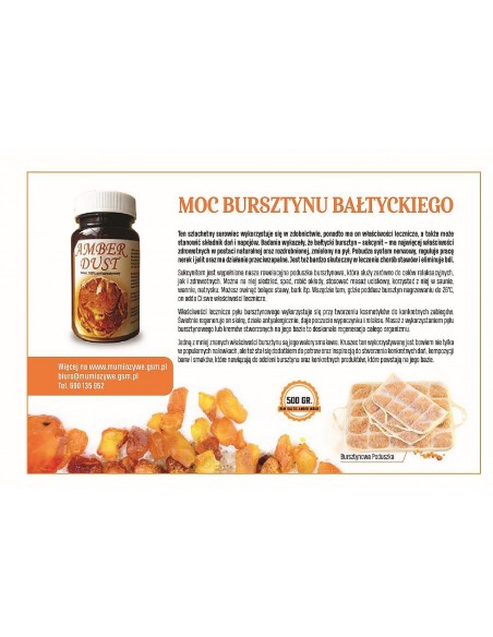AMBER DUST pył bursztynowy 20 g