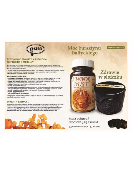 AMBER DUST pył bursztynowy 20 g