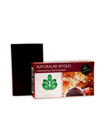 Roslinne naturalne mydło z borowiną i b 100g