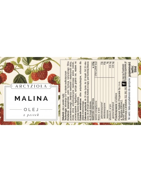 olej z malin