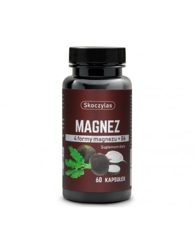 Magnez 4 formy rzepa 60 kaps.Skoczylas