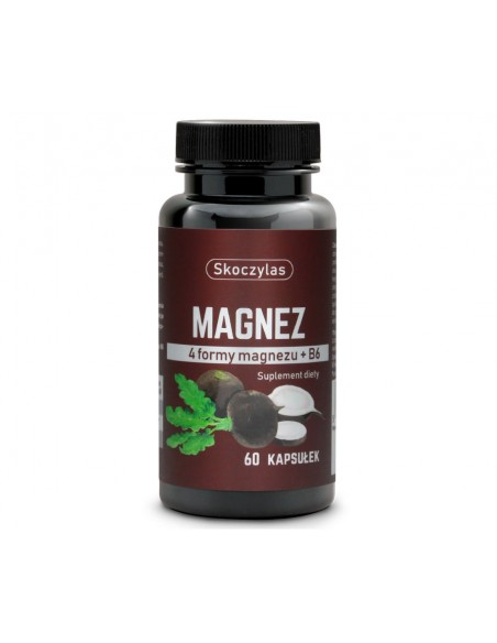 Magnez 4 formy rzepa 60 kaps.Skoczylas