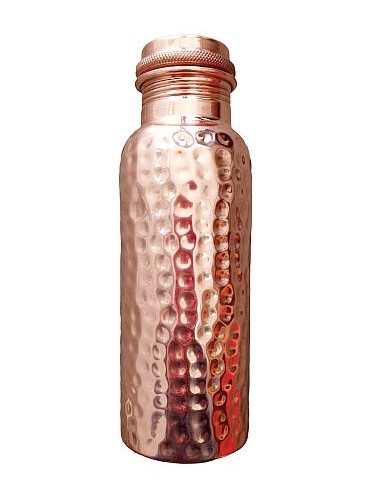 Butelka miedziana 650 ml młotkowana