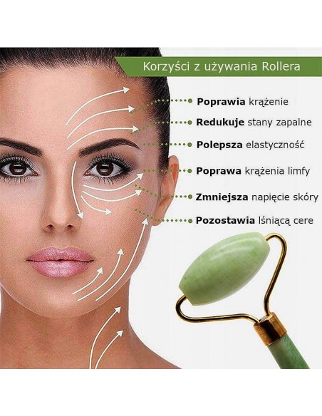 Masażer Jadeitowy do twarzy
