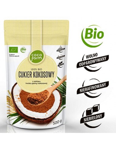 BIO Cukier kokosowy 500 g Coco Farm