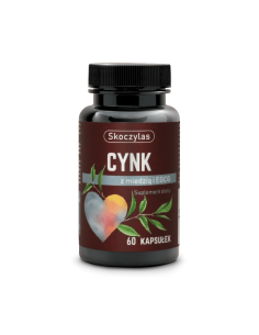 Cynk, miedź, ziel. herbata 60 kaps. Skoczylas