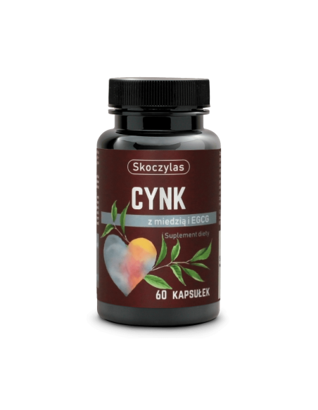 Cynk, miedź, ziel. herbata 60 kaps. Skoczylas