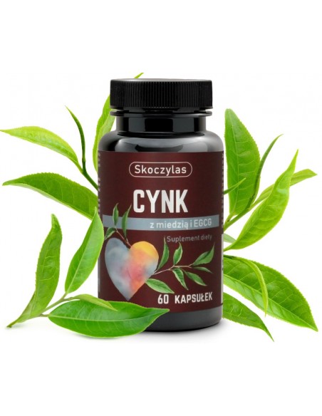 Cynk, miedź, ziel. herbata 60 kaps. Skoczylas