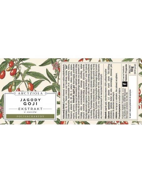 ARCYZIOŁA Jagody goji 60 g