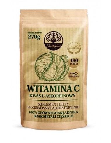 Kwas L-askorbinowy Witamina C 280 g - Skarby Gai