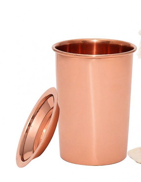 Miedziany kubek gładki 350 Sattva