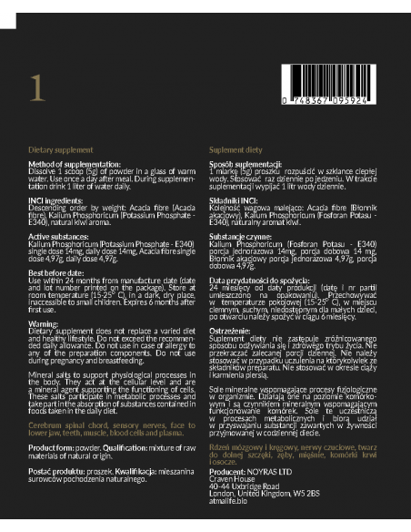 Znak BARANA Fosforan potasu 100 g