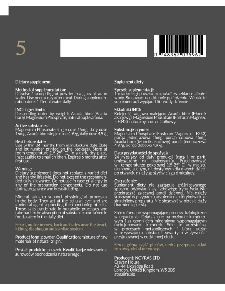 Znak LWA Fosforan magnezu 100 g