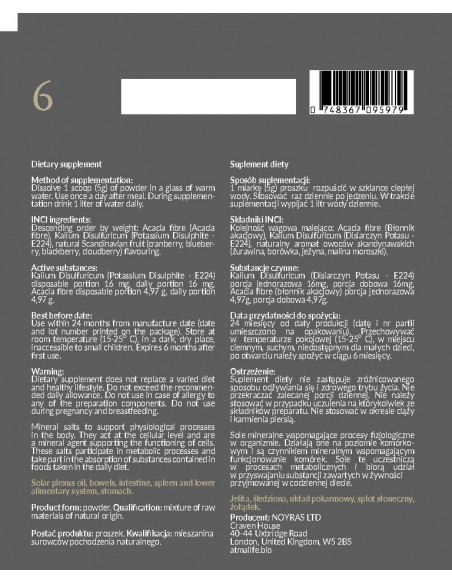 Znak PANNY  Siarczan potasu 100 g