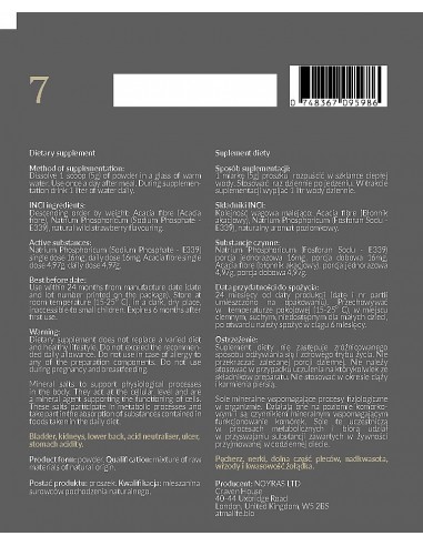 Znak WAGA  Fosforan spdu 100 g