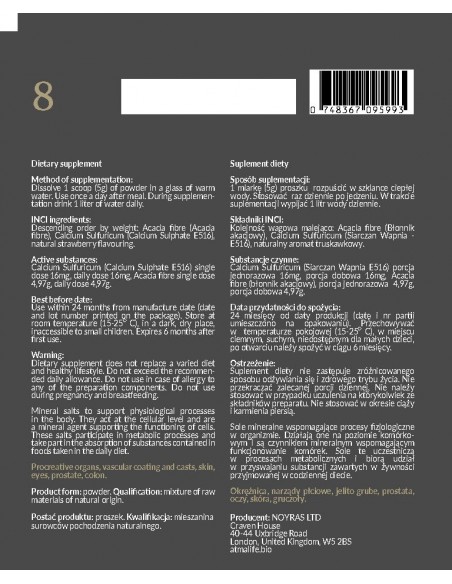 Znak SKORPION  Siarczan wapnia 100 g