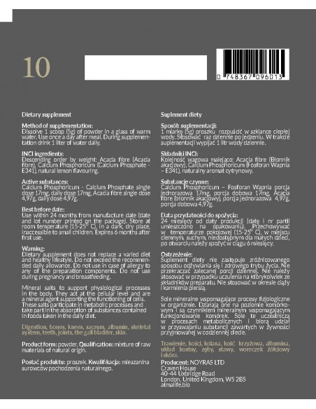 Znak KOZIOROŻEC  Fosforan wapnia 100 g