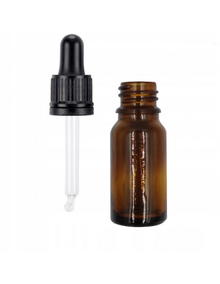 Butelka brązowa 10 ml z pipetą