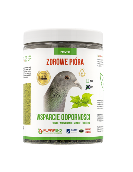 Pokrzywa dla gołębi susz 180 g Alvanaeko