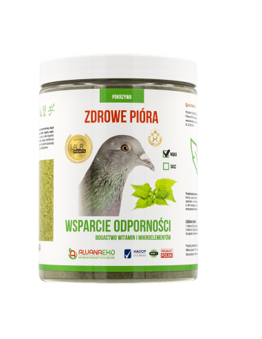 Pokrzywa dla gołębi mąka 300 g Alvanaeko