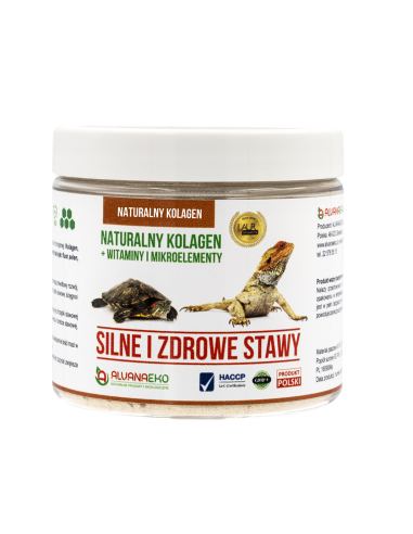 Naturalny kolagen dla gadów 100 g Alvanaeko