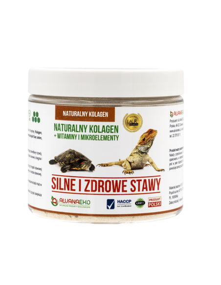 Naturalny kolagen dla gadów 100 g Alvanaeko