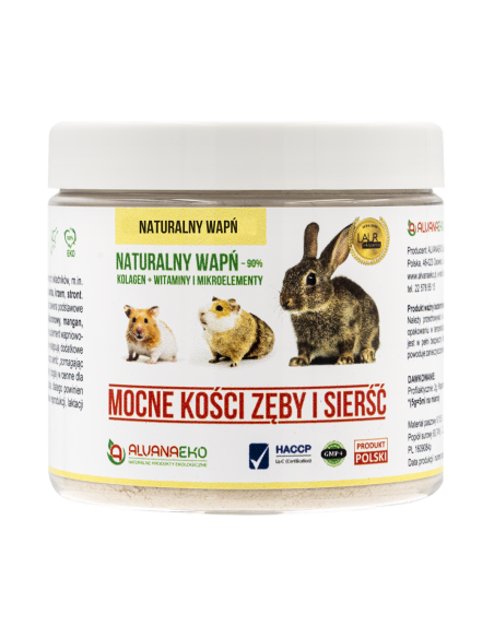 Wapń dla gryzoni mąka 100 g Alvanaeko