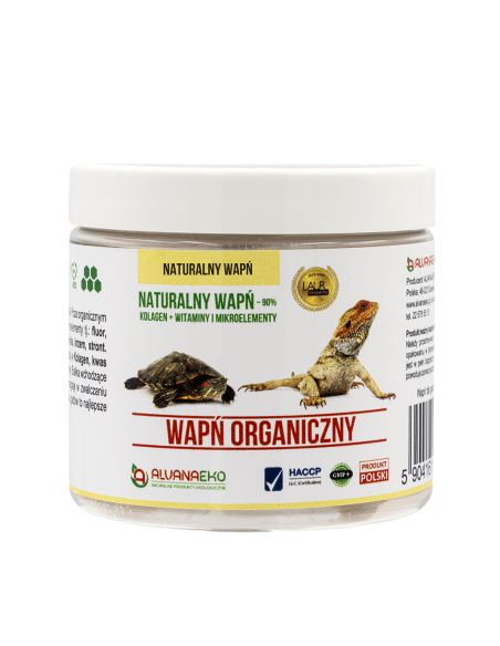 Wapń dla gadów mąka 100 g Alvanaeko