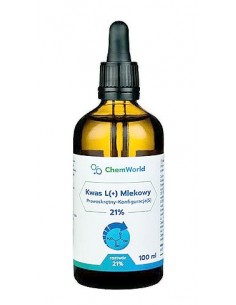 Kwas L(+) Mlekowy 21 % - 100 ml Chemworld