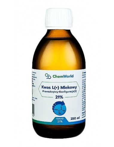 Kwas L(+) Mlekowy 21 % - 250 ml Chemworld