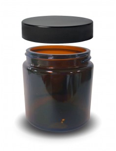 Brązowy słoik szklany 60 ml