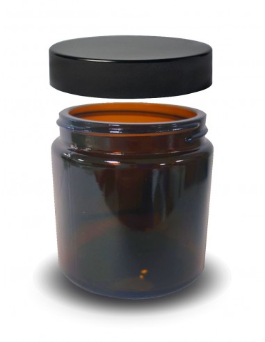 Brązowy słoik szklany 60 ml