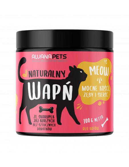 Wapń dla kotów 100 g Alvanapets