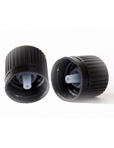 Czarna nakrętka z kroplomierzem