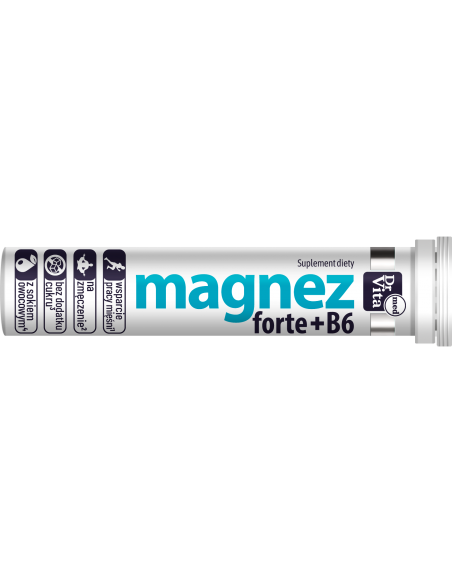 Magnez forte + B6 z sokiem 20 tabl. DrVita